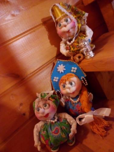 куклы ручной работы - подарок со значением “Три девицы“