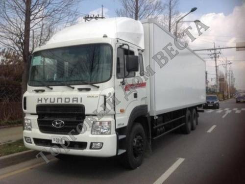 Изотермический  фургон на базе Hyundai HD250, 2013 года 