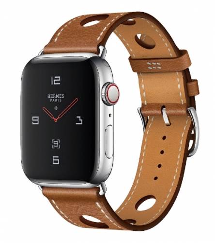 Часы Apple Watch Hermеs 4 (ралли коричневые)