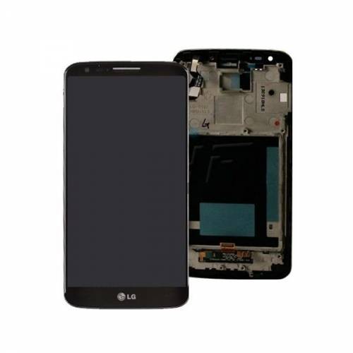 Дисплей LG D802 Optimus G2 тачскрин рамка черный 