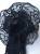 Перчатки новые женские черные сетка кружева стретч 42 44 46 м s аксессуары мягки