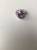 Кольцо новое серебро 19 размер камень аметист фиолетовый сиреневый камни сваровс