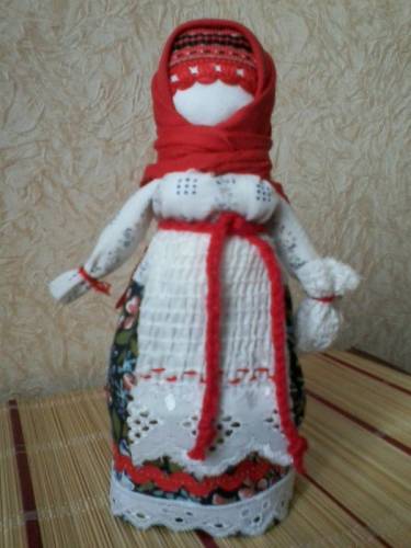 Кукла сувенирная с мешочком Счастья.