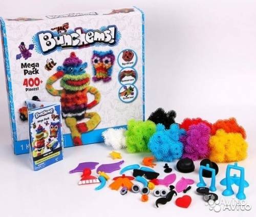 Развивающий конструктор Bunchems Mega Pack 400  