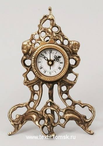 Часы интерьерные настольные Кантабрия, бронза Испания.