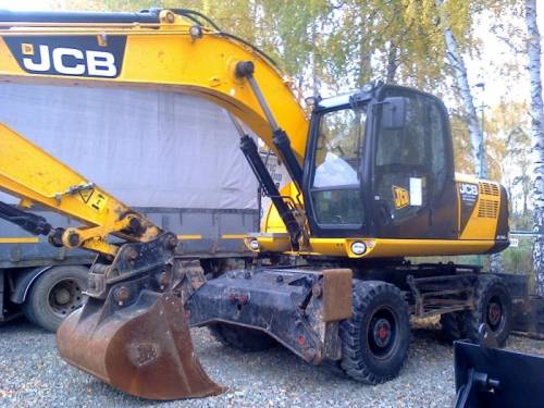 Экскаватор колесный JCB160, 2012г, 3000 м/ч, 1куб