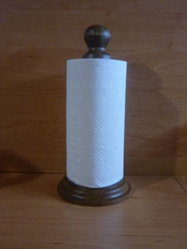 Деревянный держатель для бумажных полотенцев