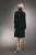 Современное классическое черное пальто пиджачного типа фирмы Max Mara
