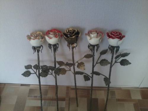 кованые  розы