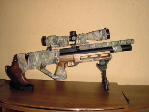 Пневматическая pcp винтовка Эдган Матадор R-3 , папа, с оптикой Липерс 3-12x44, 