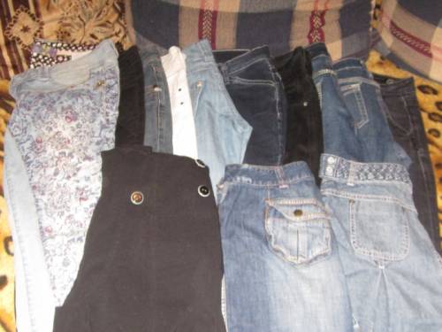 джинсы и юбки на подростка