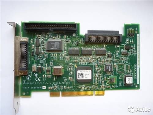 Adaptec scsi PCI сard 19160 50/68lvd