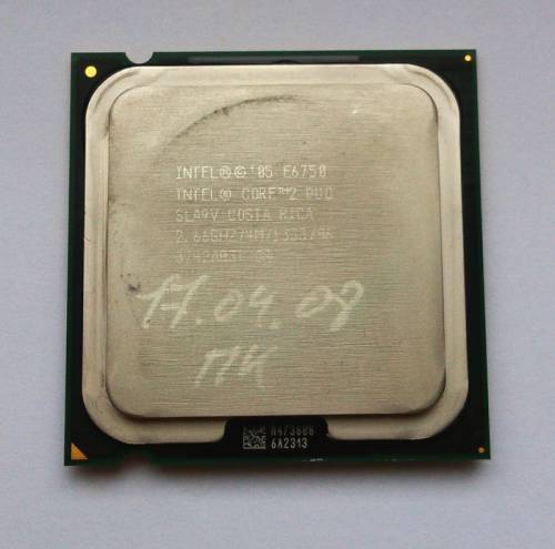 Процессор intel core 2 duo e6750