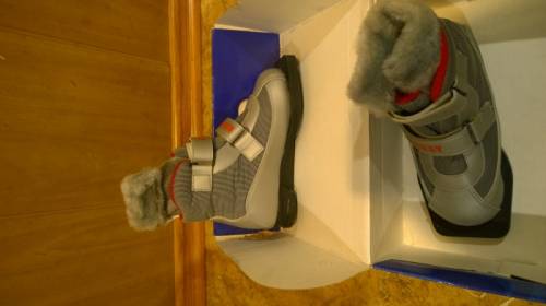 детские лыжные ботинки р-30