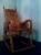 Породам деревянное кресло-качалка ручной работы.