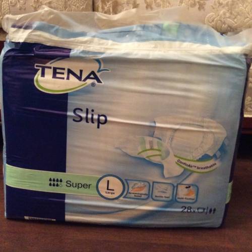 Tena Slip super. Подгузники для взрослых