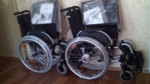 2новые инвалидные коляски .