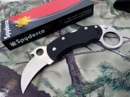 Складной нож-керамбит Spyderco Karahawk