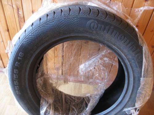 Комплект летних шин б/у 255/55 R18 Continental ContiSportContact 3