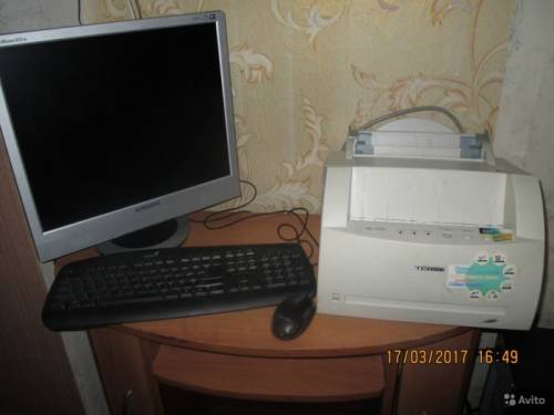 Продам компьютер (системный блок ,монитор, клавиатуру ,мышь)