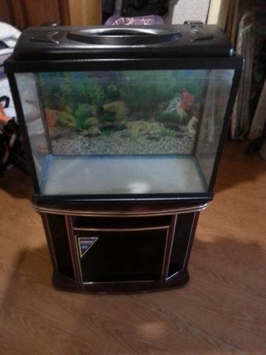 Продаю аквариум на 150 л.  с тумбочкой. 