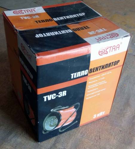 Тепловентилятор Extra TVC-3R (3Квт)