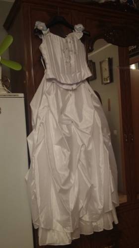 свадебное платье :корсет   юбка