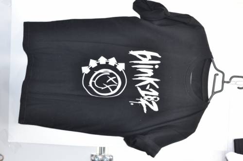 футболка blink182,52 р-р,цвет черный,размер 52
