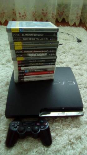 PS 3 Slim 320 Gb  эксклюзивные игры 