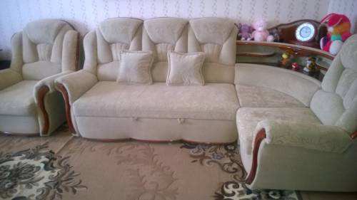 Мягкий уголок ( угловой диван и кресло)