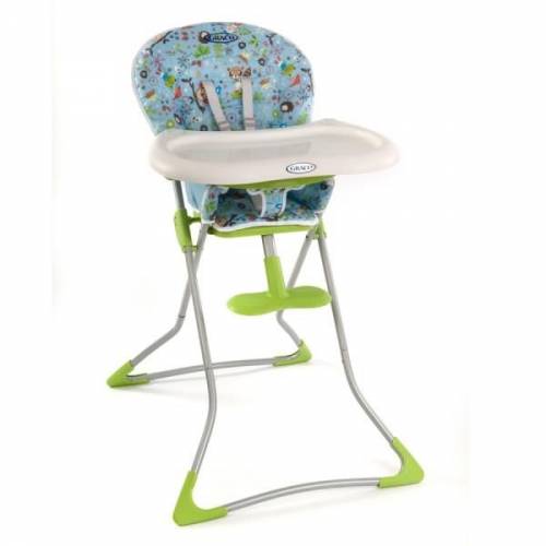 Стульчик Graco голубой с зеленым