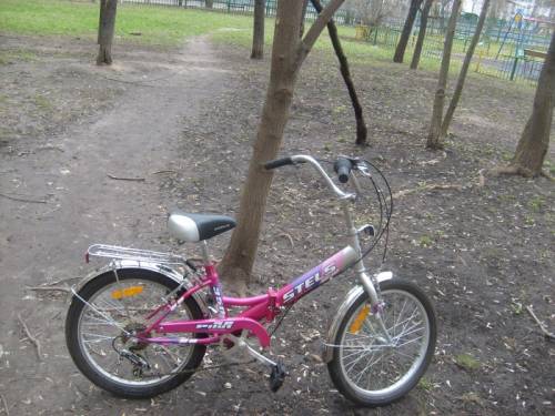 продаётся подростковый складной велосипед для девочки
