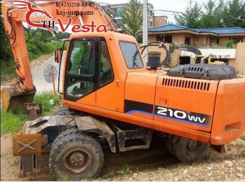 Продаётся экскаватор Daewoo Doosan 210WV, 2004 года.