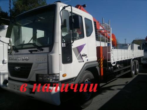 Продается КМУ Kanglim KS 2056 на базе грузовика Daewoo Novus 2012 год 