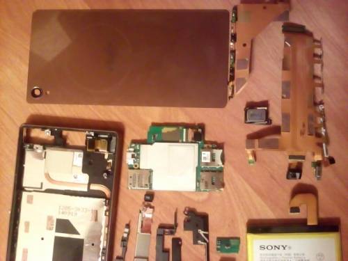 Запчасти Sony Xperia Z3 Dual (золотистый металлик)