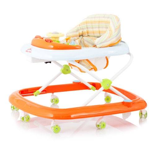 Продаю детские Ходунки Baby care walker с рулем  оранжевые (после 1 ребёнка)