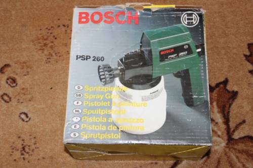 Продаю электрический краскопульт Bosch PSP 260.Состояние отличное 