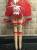Текстильная кукла тильда, в красном платье