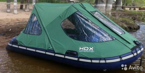 Продам надувную моторно-гребную лодку HDX