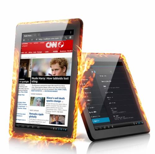 9,7“ HD Планшетный ПК Android 4,1 “Diablo“- вual сore 1,6 ггц, 16гб, wi-fi