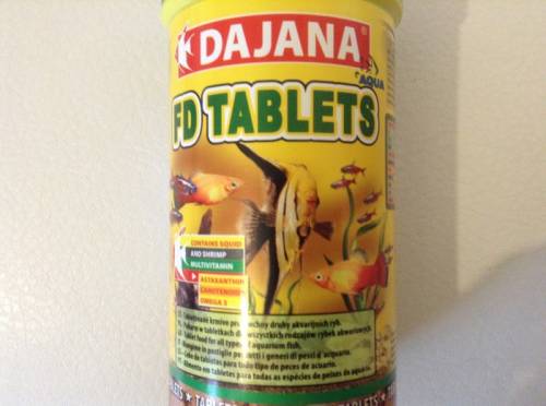 Dajana FD Tropical Tablets таблетки для сомиков и рыбок.