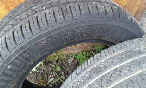 резина Ykohama 195/60 R15 4шт.   Износ 30%