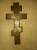 Большое распятие Христово крест 19 век бронза литьё эмали люкс