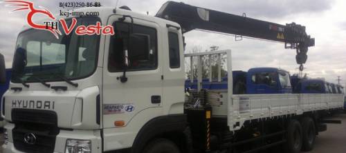 Продается грузовик Hyundai HD260 (16т) с кму hiab 190T