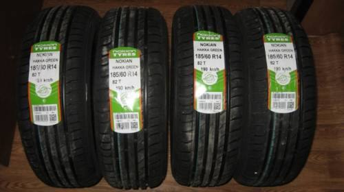 автошины nokian hakka green r14 185/60 82t