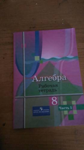 Продам две рабочие тетради по алгебре за 8 класс 