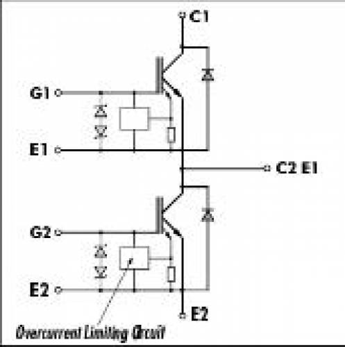 IGBT модуль 2mbiI100nc-120