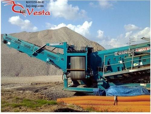 Дробильная установка Powerscreen warrior 1800