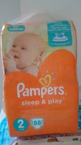 Подгузники Pampers Sleep & Play