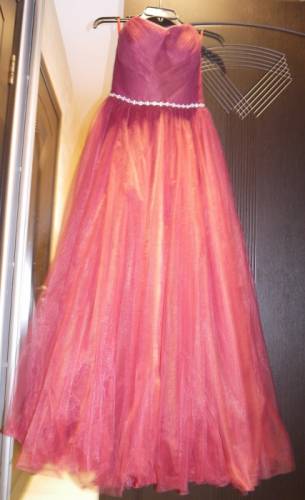 Бальное платье, бордово-винный цвет, марсала.